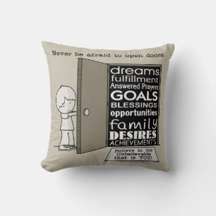 Cojín Decorativo Abrir puertas