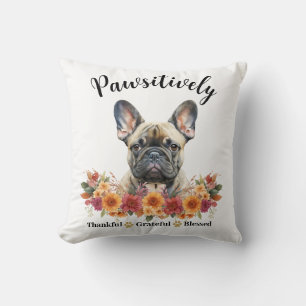 Cojín Decorativo Absolutamente Agradecido Agradecido Bendito Perro 
