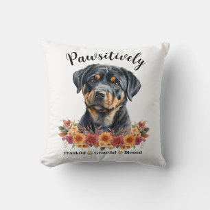 Cojín Decorativo Absolutamente Agradecido Agradecido Bendito Perro 