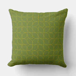 Cojín Decorativo Absorción de hojas verdes, frescas, modernas y jug