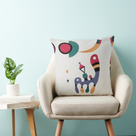 Cojín Decorativo Abstracción de la composición biomórfica - Kandins