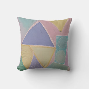 Cojín Decorativo Abstracciones Serenas: Un Sueño en Pastel