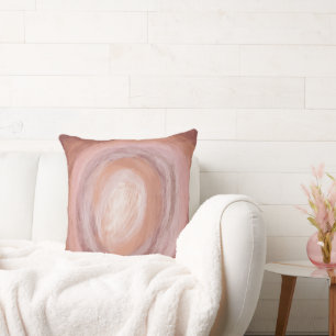 Cojín Decorativo Abstract Art Pillow - Neutrales rosados modernos