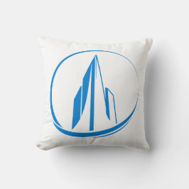 Cojín Decorativo Abstract Building Peak Cityscape Circle