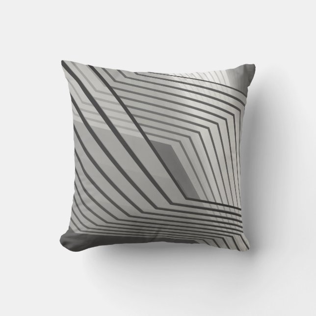 Cojín Decorativo Abstract futuristic architecture background 3d ill (Anverso)