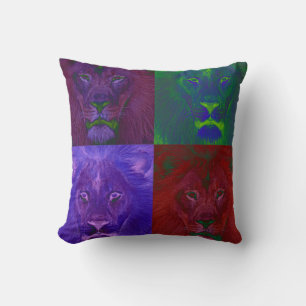Cojín Decorativo Abstract Lions Pillow