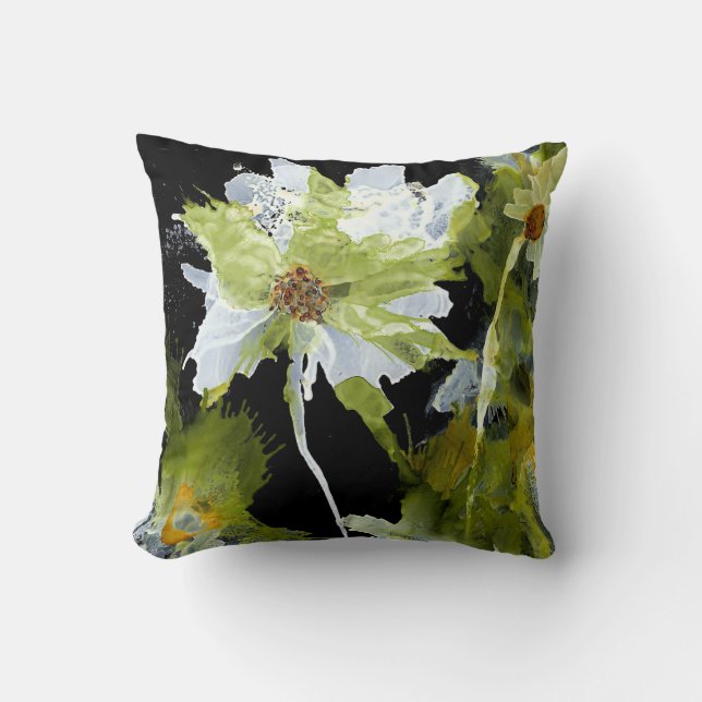 Cojín decorativo Abstract Poppy Flowers (Anverso)