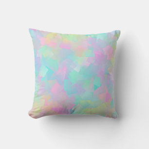 Cojín Decorativo Abstract retro pattern of geometric shapes in pink