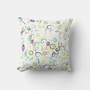 Cojín Decorativo Abstract seamless pattern handmadeabstract, art, b