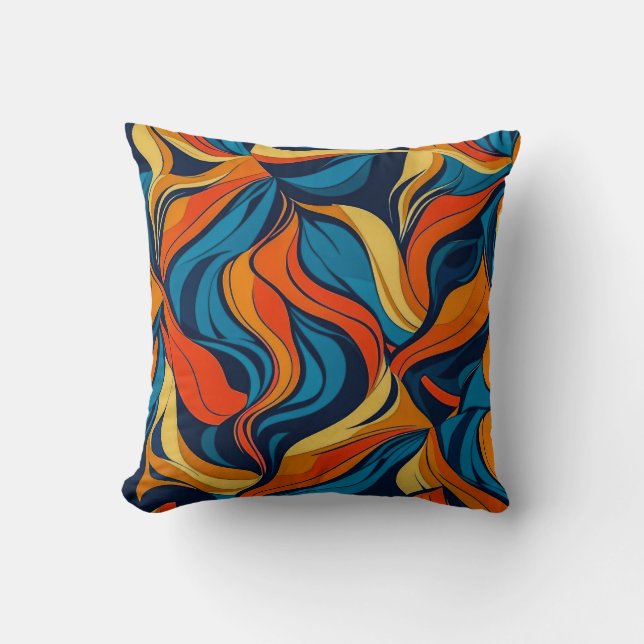 Cojín decorativo abstracto (Anverso)