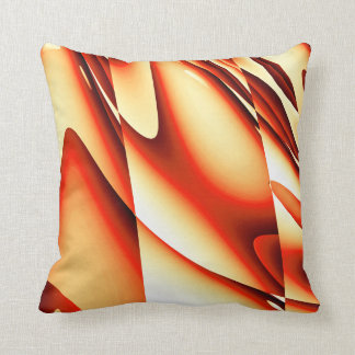 Cojín decorativo abstracto anaranjado moderno