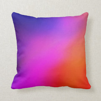 Cojín decorativo abstracto magenta morado rosado y