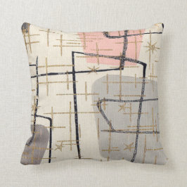 Cojín decorativo abstracto moderno de la tela de