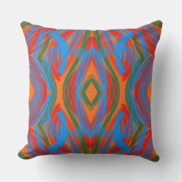 Cojín Decorativo Abstrato Laranja