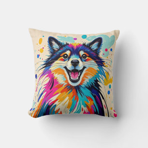 Cojín Decorativo Abstrato oso lindo divertido arte animal feliz