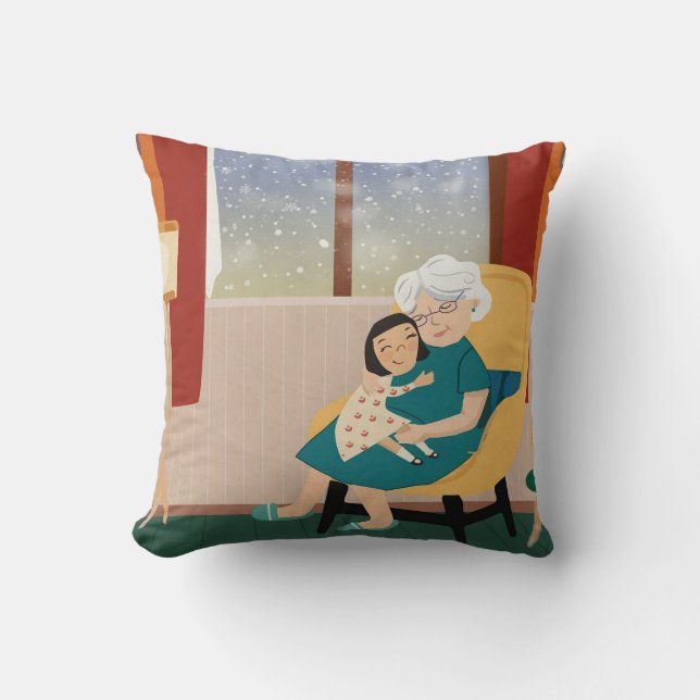 Cojín Decorativo Abuela (Anverso)