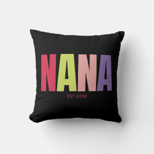 Cojín Decorativo Abuela EST abuela minimalista colorida