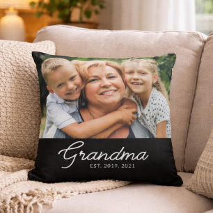 Cojín Decorativo Abuela Estableció Escritura Moderna Foto