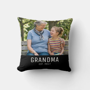 Cojín Decorativo Abuela Estableció Foto