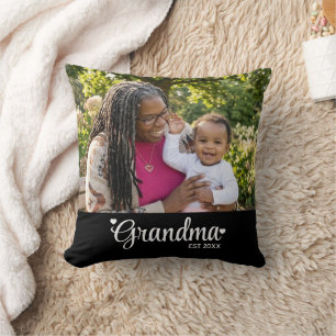 Cojín Decorativo Abuela Estableció Letra Foto Regalo Abuela
