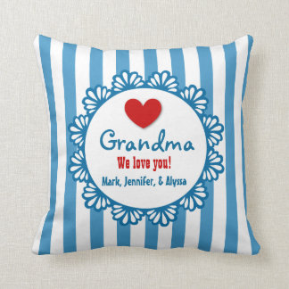 Cojín Decorativo ABUELA le amamos con el corazón y rayamos V03