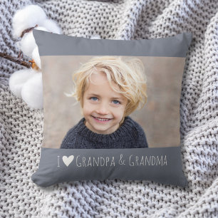 Cojín Decorativo Abuelo Abuela Te Quiero Mínimo Foto