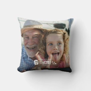 Cojín Decorativo Abuelo del Mundo Establecido Regalo para Abuelo
