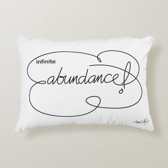 Cojín Decorativo ABUNDANCIA infinita - CloudS audaces (Anverso)
