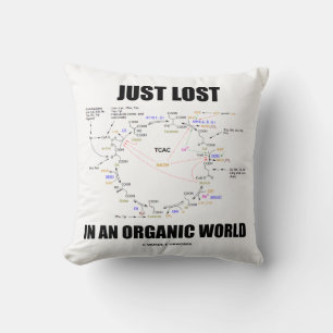 Cojín Decorativo Acaba De Perderse En Un Mundo Orgánico El Humor Ci