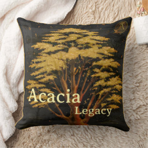 Cojín Decorativo  Acacia Legacy™ Hoja de Oro   Colección Mara Kenia