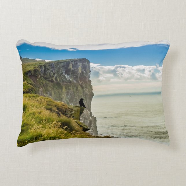 Cojín Decorativo Acantilados de Latrabjarg, Islandia (Anverso)