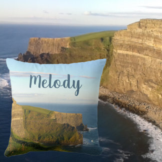 Cojín Decorativo Acantilados Deep Blue Seaside Con Vistas Al Océano