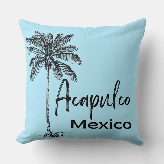 COJÍN DECORATIVO ACAPULCO MÉXICO (Anverso)