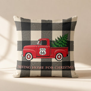 Cojín Decorativo Accent Home Navideño Ruta 66 Acogedor