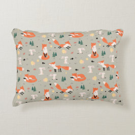 Cojín Decorativo Accent Pillow Bunny y Fox