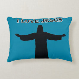 Cojín Decorativo Accent Pillow  i love jesus 