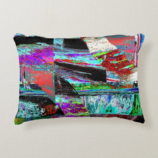 Cojín Decorativo Accent Pillow – Neon Pulse (Anverso)