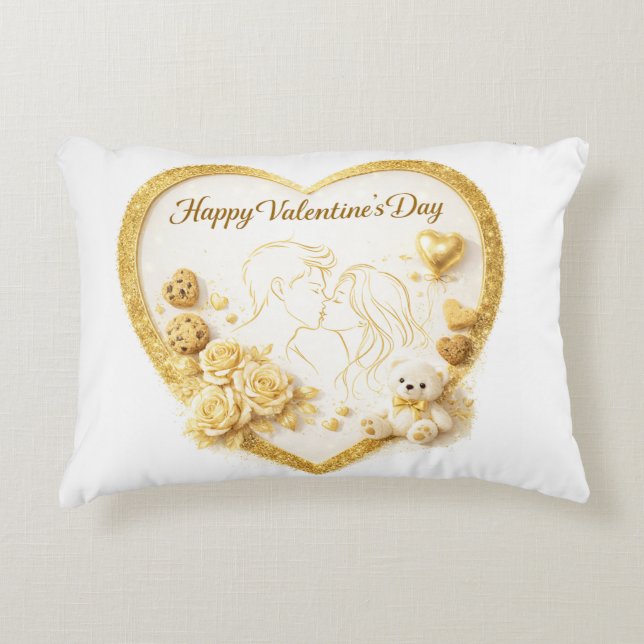 Cojín Decorativo Accent Pillow - Valentine`s Day, My Love (Anverso)