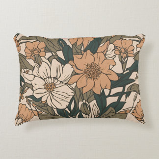 Cojín Decorativo Accent Pillow Wildflower Bouquet Cottagecore D21