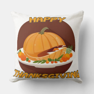 Cojín Decorativo acción de gracias feliz