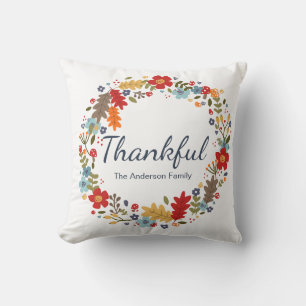 Cojín Decorativo Acción de Gracias Personalizada Caída Agravada