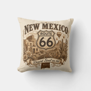 Cojín Decorativo Acento Americano Ruta 66 Santa Fe