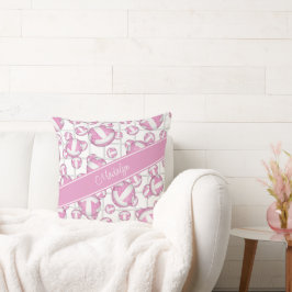 Cojín Decorativo Acento neto del patrón de voleibol de circunferenc