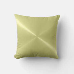 Cojín Decorativo Acero inoxidable metálico de menta verde Metalizad