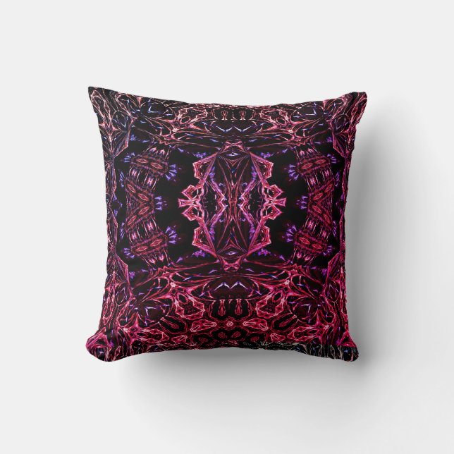 Cojín Decorativo Acid Dreams Fractal Dimension Throw Cushion (Anverso)
