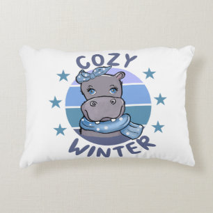 Cojín Decorativo Acogedor animal de invierno