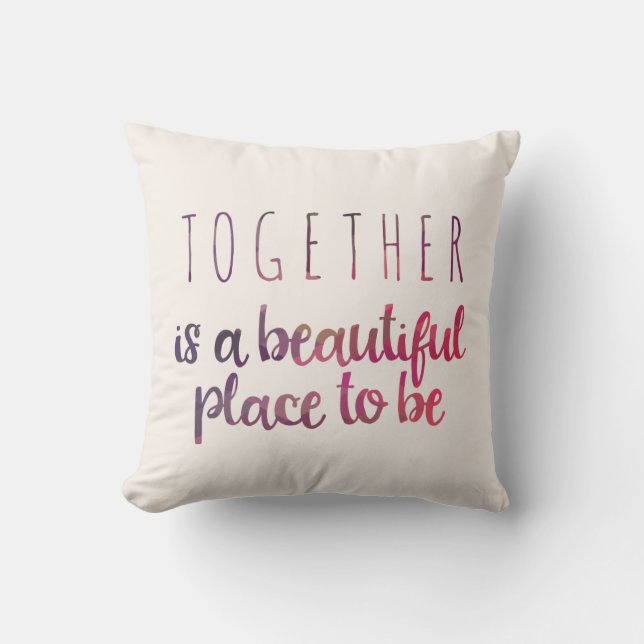 Cojín decorativo acogedor de patrón de diamante (Anverso)