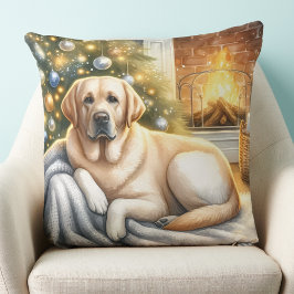 Cojín Decorativo Acogedor Labrador Recuperador Navidades Perro Amar