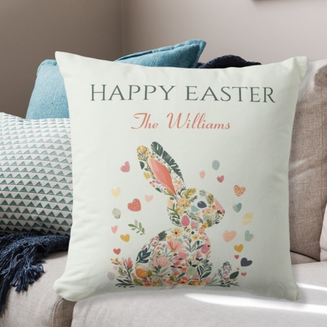 Cojín decorativo acogedor Pastel Bunny (Subido por el creador)