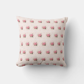 Cojín decorativo acogedor, rosa claro y rosa